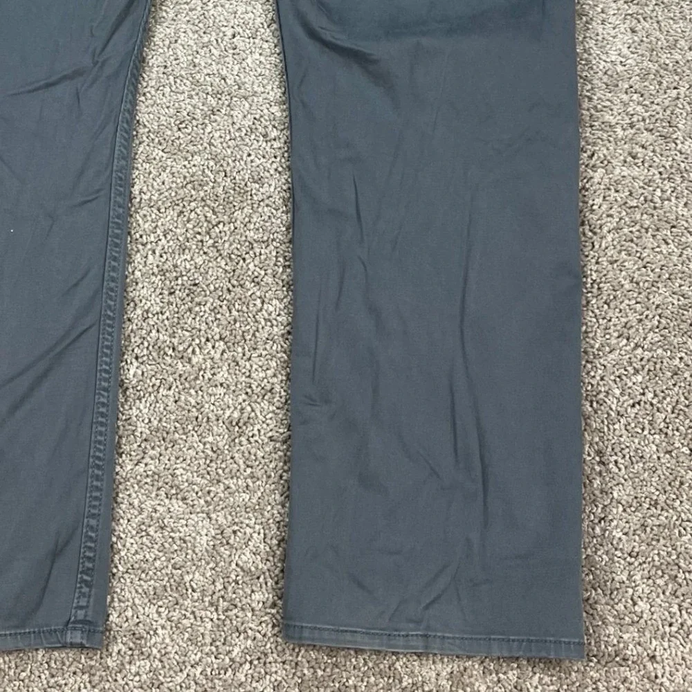 Banana Republic Slim Fit Pants Mens 36x30‎ Gray 5-Pocket Flat Front Twill Denim